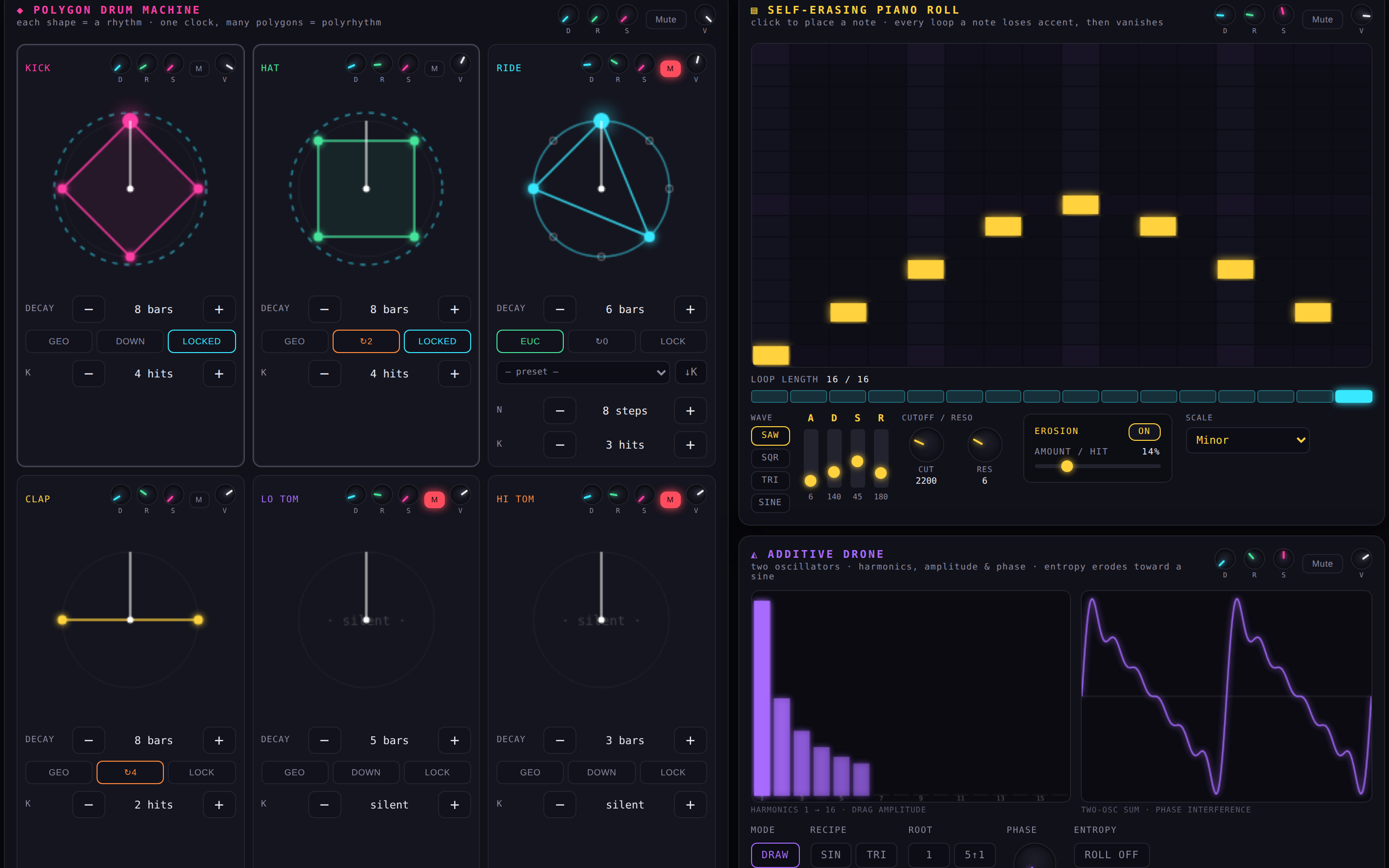 Enharmonic Entropic Sequencer